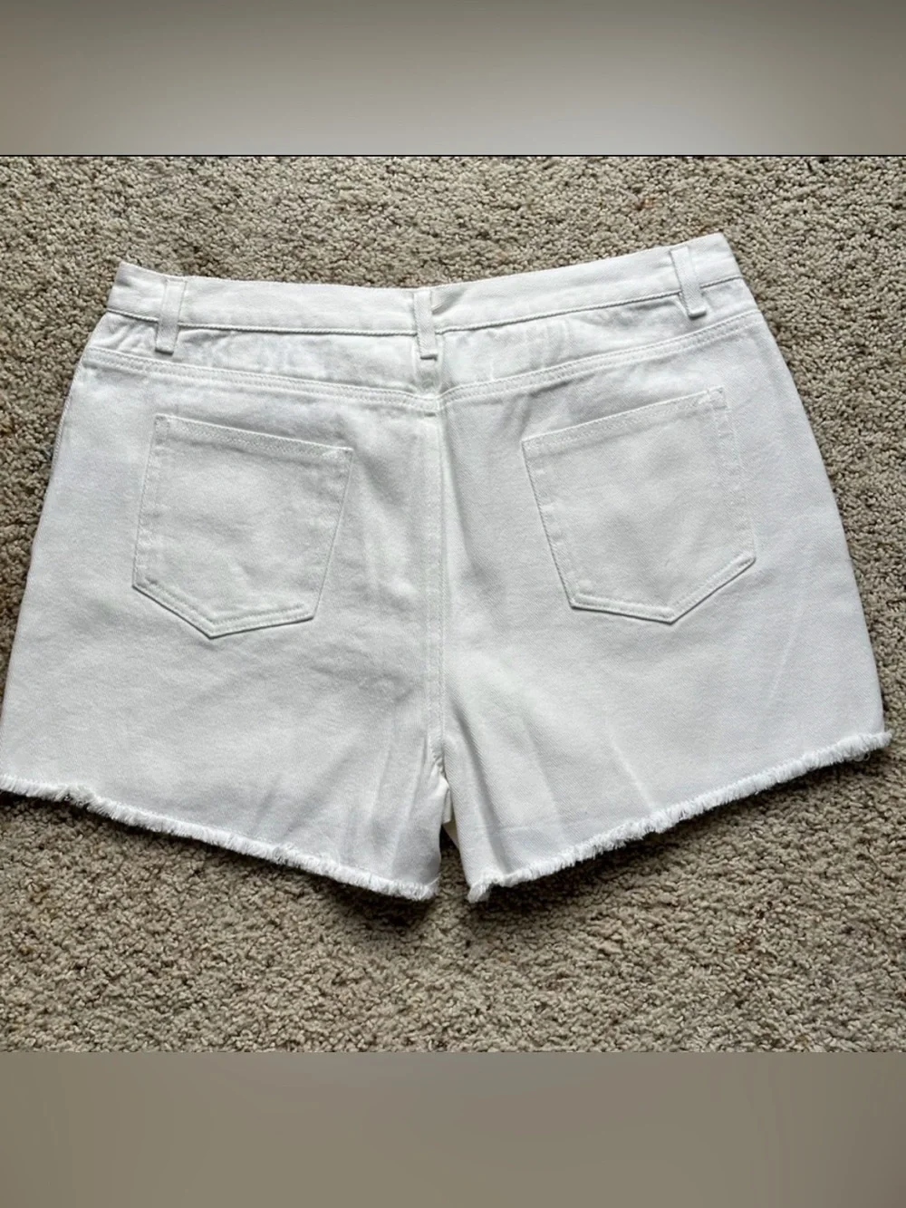 NEW BB Dakota by Steve Madden Womens White Denim Skort - Size XL